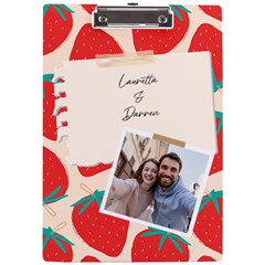 Personalized Fruit Memo Photo Name A4 Acrylic Clipboard (2 styles)