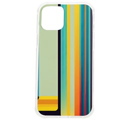 Colorful Rainbow Striped Pattern Stripes Background Iphone 12 Pro Max Tpu Uv Print Case by Ket1n9