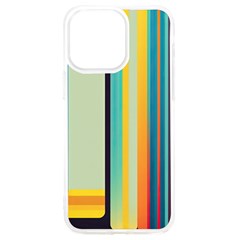 Colorful Rainbow Striped Pattern Stripes Background Iphone 15 Pro Max Tpu Uv Print Case by Ket1n9