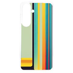 Colorful Rainbow Striped Pattern Stripes Background Samsung Galaxy S24 6 2 Inch Tpu Uv Case by Ket1n9