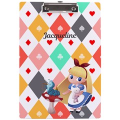 Personalized Alice Name A4 Acrylic Clipboard (2 styles)