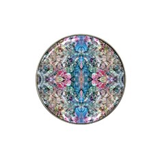 Turquoise Arabesque Hat Clip Ball Marker (4 Pack) by kaleidomarblingart