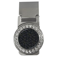 Midnight Blossom Elegance Black Backgrond Money Clips (cz)  by dflcprintsclothing