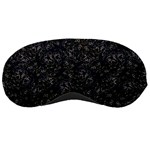 Midnight Blossom Elegance Black Backgrond Sleep Mask Front