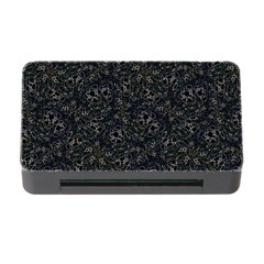 Midnight Blossom Elegance Black Backgrond Memory Card Reader With Cf