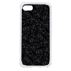 Midnight Blossom Elegance Black Backgrond Iphone Se by dflcprintsclothing