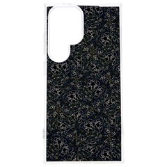 Midnight Blossom Elegance Black Backgrond Samsung Galaxy S24 Plus 6 7 Inch Tpu Uv Case by dflcprintsclothing