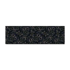 Midnight Blossom Elegance Black Backgrond Sticker (bumper) by dflcprintsclothing