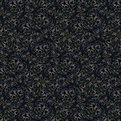 Midnight Blossom Elegance Black Backgrond Play Mat (square) by dflcprintsclothing