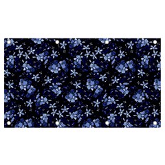 Stylized Floral Intricate Pattern Design Black Backgrond Banner And Sign 7  X 4  by dflcprintsclothing