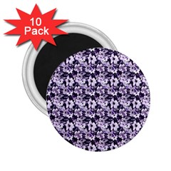 Purple Roses 1 Purple Roses 2 25  Magnets (10 Pack)  by DinkovaArt