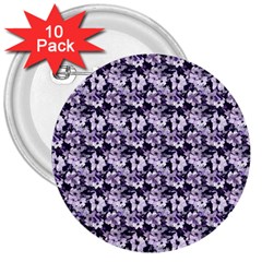 Purple Roses 1 Purple Roses 3  Buttons (10 pack) 