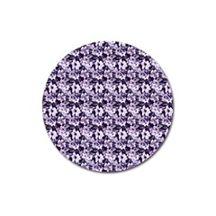 Purple Roses 1 Purple Roses Magnet 3  (Round)