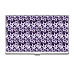 Purple Roses 1 Purple Roses Business Card Holder by DinkovaArt