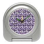 Purple Roses 1 Purple Roses Travel Alarm Clock Front