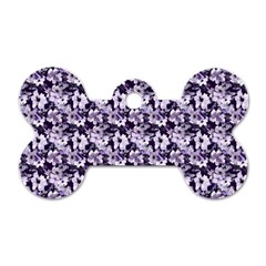 Purple Roses 1 Purple Roses Dog Tag Bone (One Side)