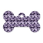 Purple Roses 1 Purple Roses Dog Tag Bone (One Side) Front