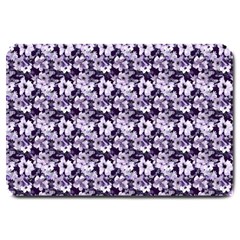 Purple Roses 1 Purple Roses Large Doormat by DinkovaArt