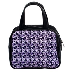 Purple Roses 1 Purple Roses Classic Handbag (two Sides) by DinkovaArt