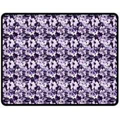 Purple Roses 1 Purple Roses Fleece Blanket (medium) by DinkovaArt