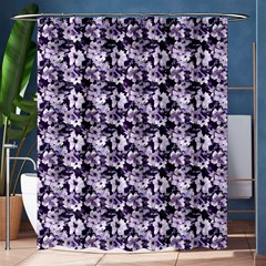 Purple Roses 1 Purple Roses Shower Curtain 60  x 72  (Medium) 