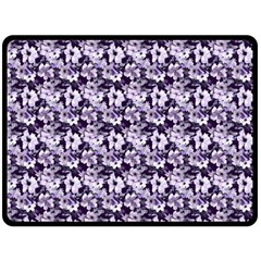 Purple Roses 1 Purple Roses Two Sides Fleece Blanket (large) by DinkovaArt