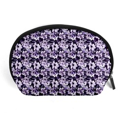 Purple Roses 1 Purple Roses Accessory Pouch (large) by DinkovaArt