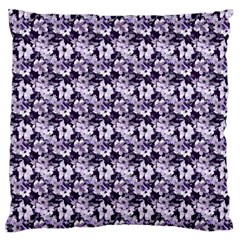 Purple Roses 1 Purple Roses Large Premium Plush Fleece Cushion Case (One Side)