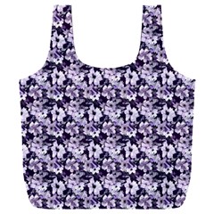 Purple Roses 1 Purple Roses Full Print Recycle Bag (XXL)