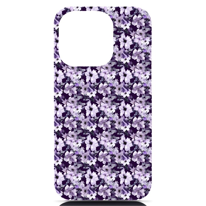 Purple Roses 1 Purple Roses iPhone 14 Pro Black UV Print Case