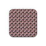 Pink Roses 02 Pink Roses 01 Rubber Coaster (Square) Front