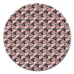 Pink Roses 02 Pink Roses 01 Magnet 5  (Round)