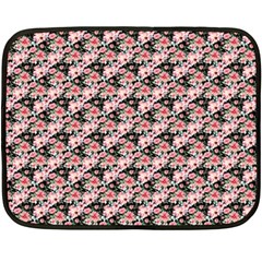 Pink Roses 02 Pink Roses 01 Fleece Blanket (mini)