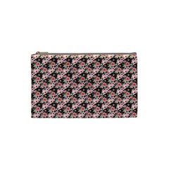 Pink Roses 02 Pink Roses 01 Cosmetic Bag (Small)