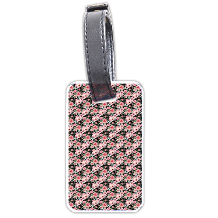 Pink Roses 02 Pink Roses 01 Luggage Tag (one side)