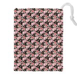 Pink Roses 02 Pink Roses 01 Drawstring Pouch (4XL) Front