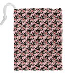 Pink Roses 02 Pink Roses 01 Drawstring Pouch (4XL) Back