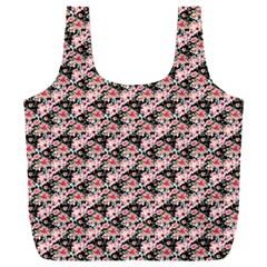 Pink Roses 02 Pink Roses 01 Full Print Recycle Bag (XXL)