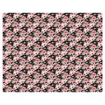 Pink Roses 02 Pink Roses 01 Premium Plush Fleece Blanket (Medium) 60 x50  Blanket Front