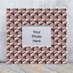 Pink Roses 02 Pink Roses 01 White Wall Photo Frame 5  x 7  Front