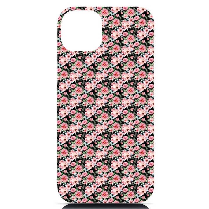 Pink Roses 02 Pink Roses 01 iPhone 14 Plus Black UV Print Case