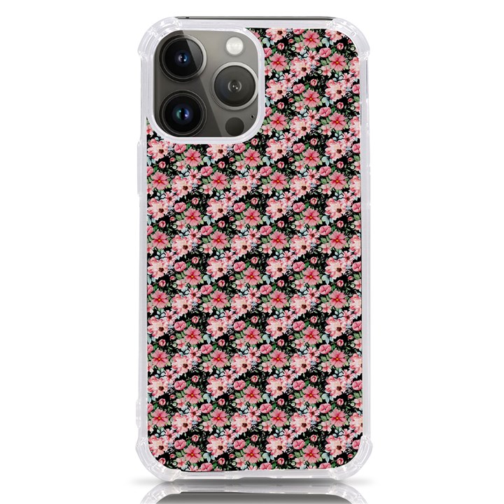 Pink Roses 02 Pink Roses 01 iPhone 13 Pro Max TPU UV Print Case