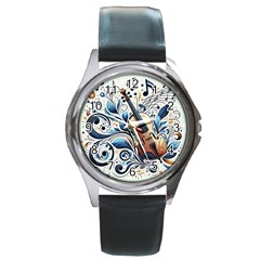 Cello Round Metal Watch