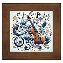 Cello Framed Tile by RiverRootz