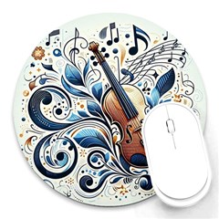 Cello Round Mousepad by RiverRootz