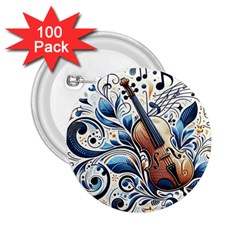 Cello 2 25  Buttons (100 Pack)  by RiverRootz