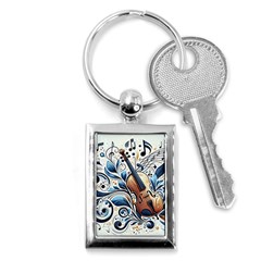 Cello Key Chain (rectangle)