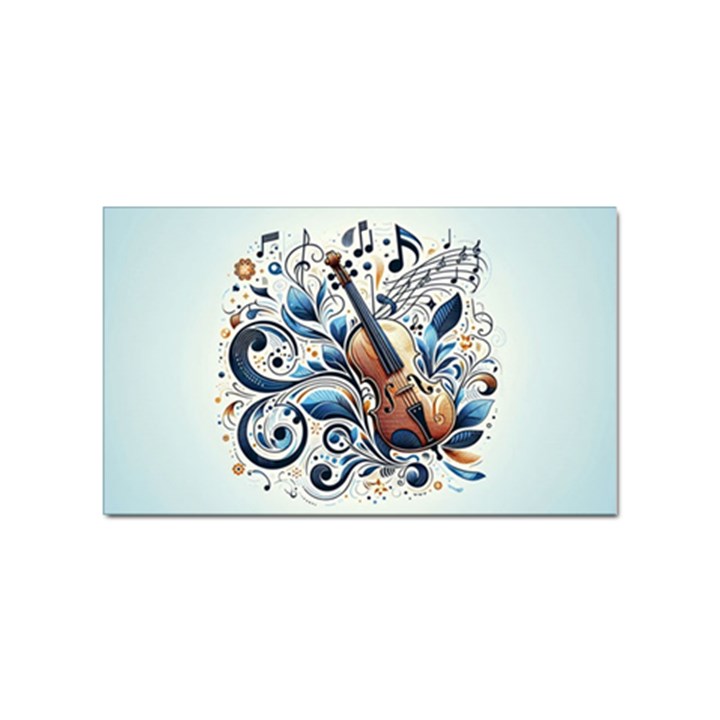 Cello Sticker (Rectangular)