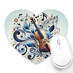 Cello Heart Mousepad by RiverRootz