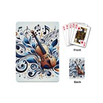 Cello Playing Cards Single Design (Mini) Back